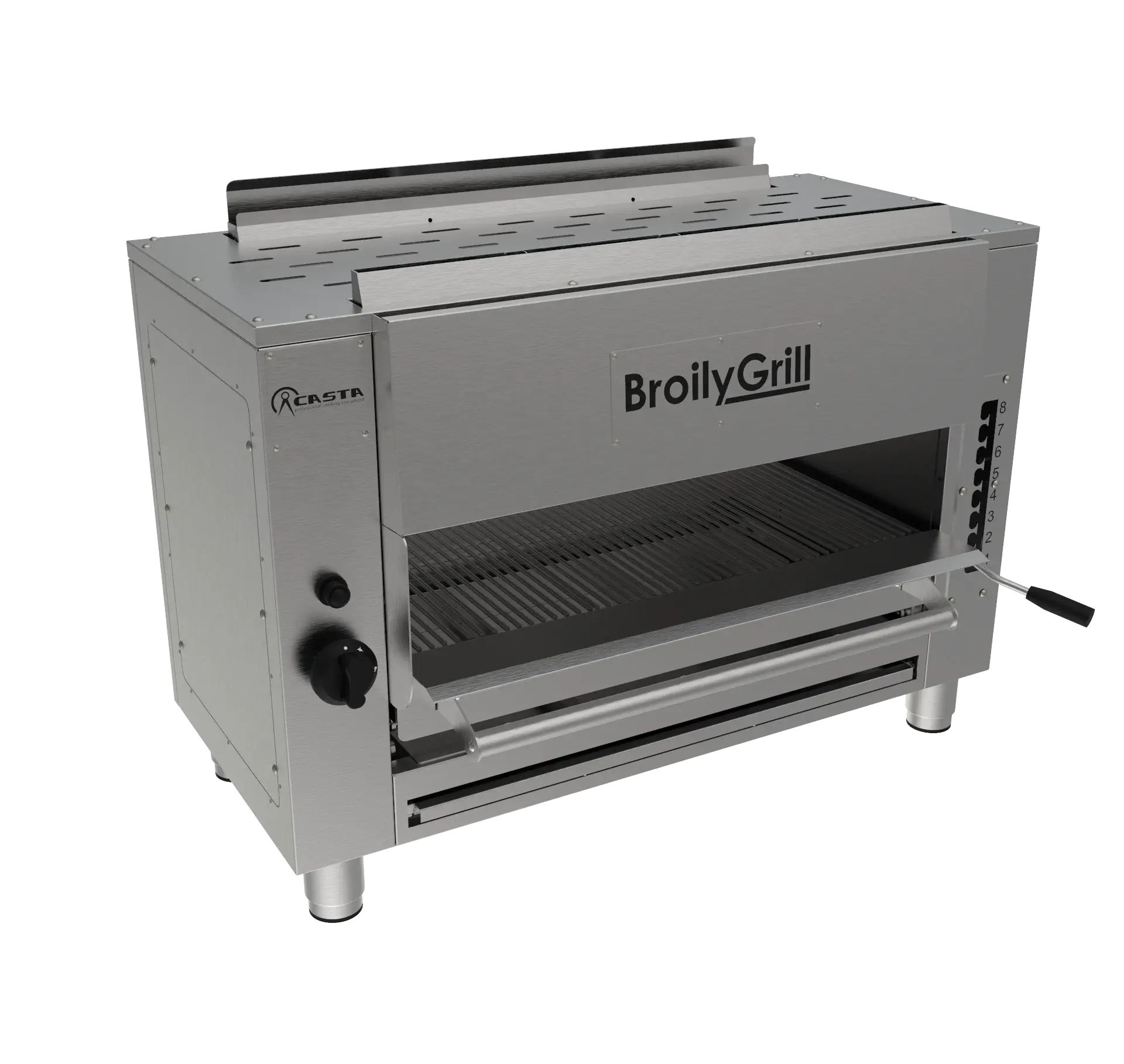 BroilyGrill BRL8001 vista frontale